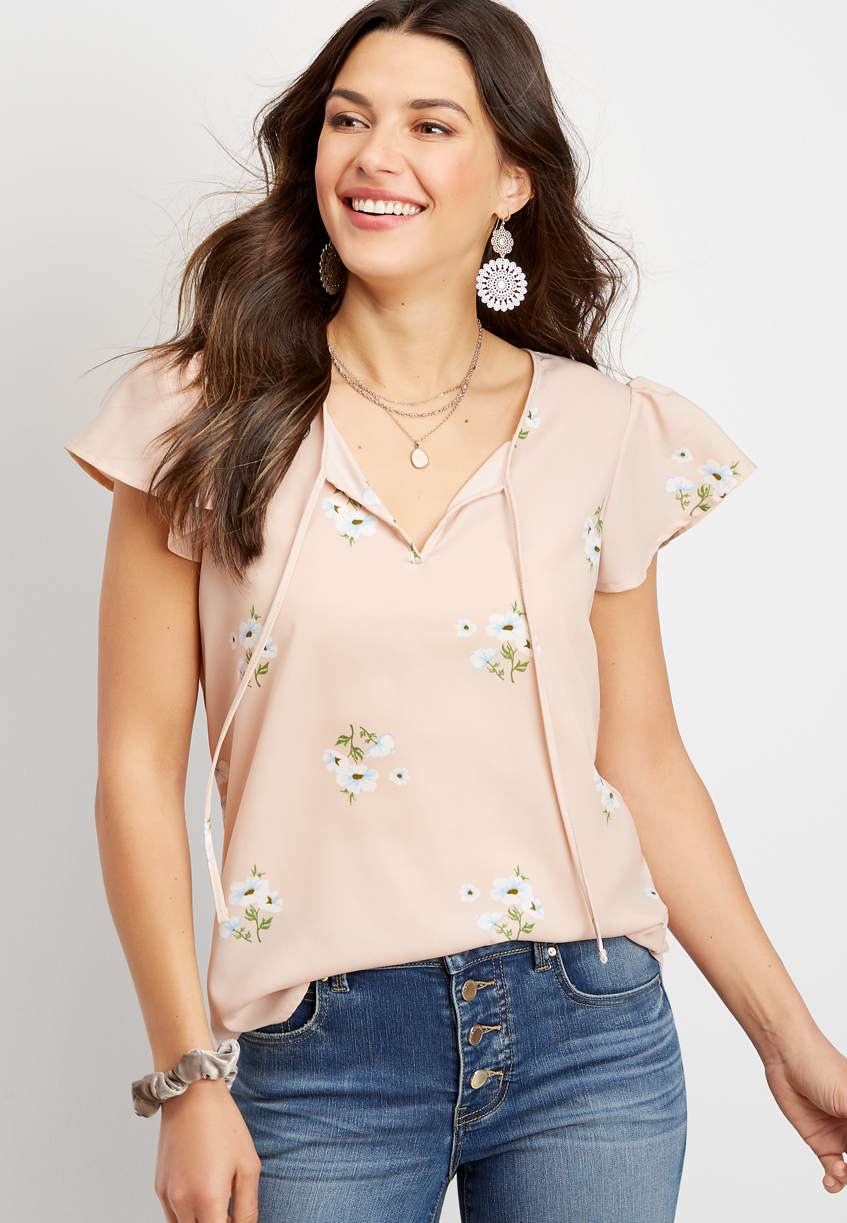 Floral Peasant Blouse | maurices