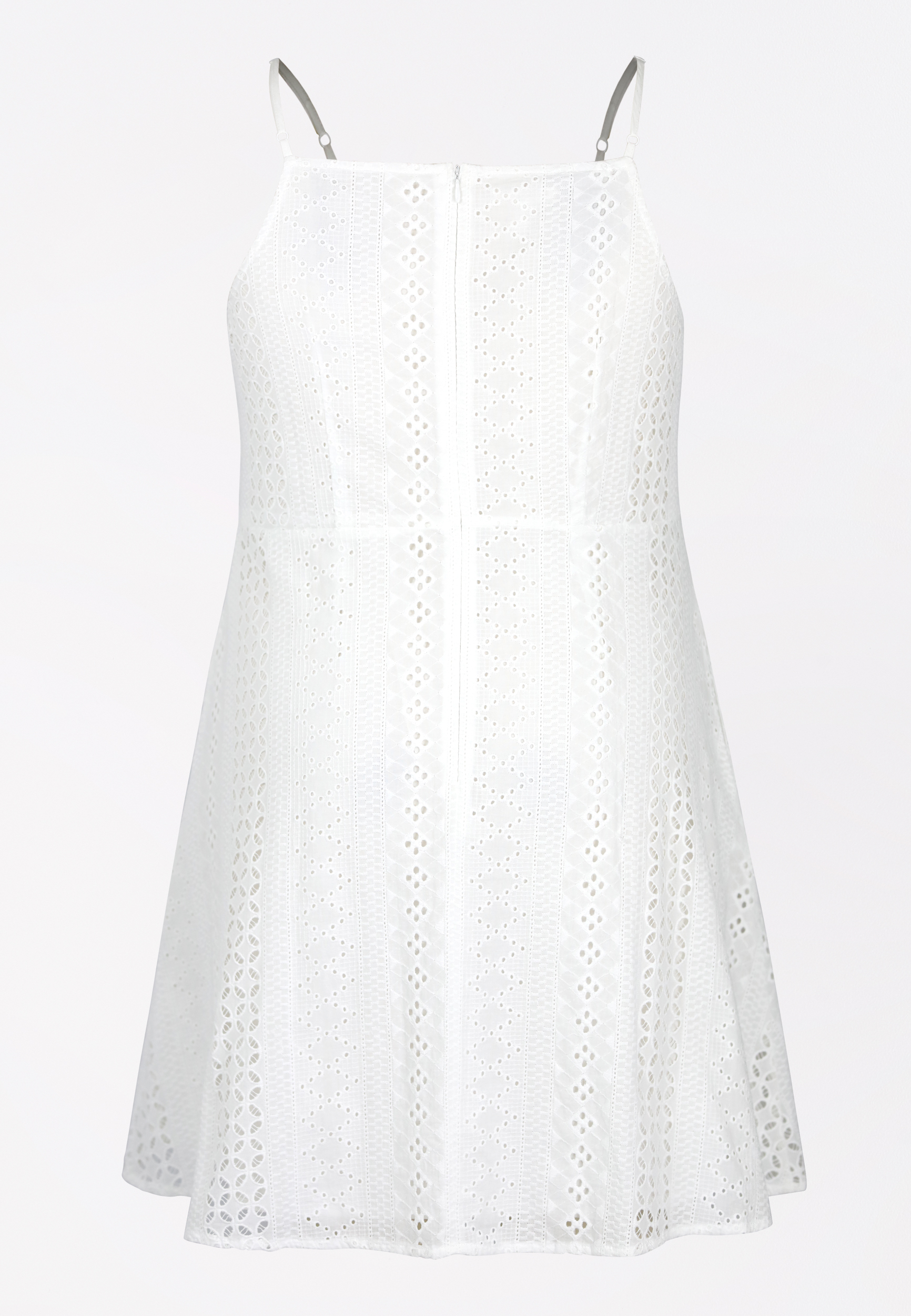 white fitted mini dress