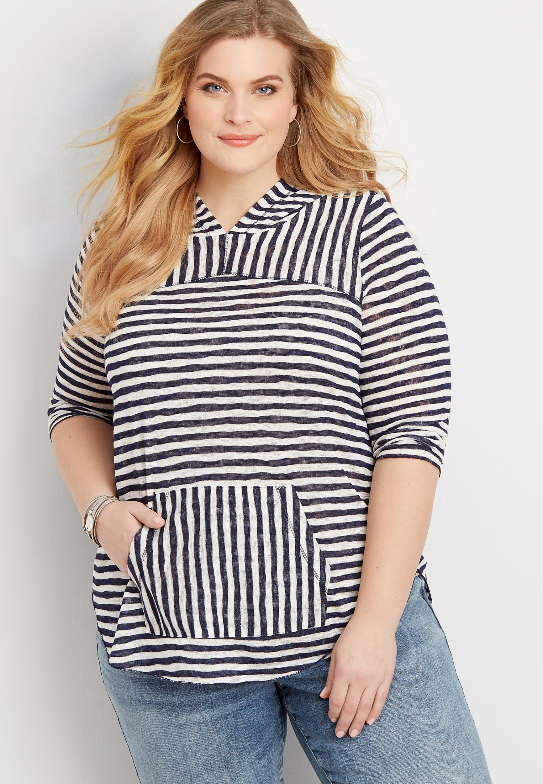 plus size pullover hoodie