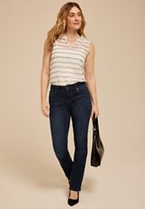 m jeans by maurices&trade; Classic Slim Boot Mid Rise Jean, C258, small