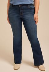 Plus Size m jeans by maurices&trade; Classic Flare Mid Rise Jean, C258, small