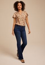 m jeans by maurices&trade; Classic Flare Mid Rise Jean, C258, small