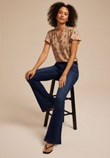 m jeans by maurices&trade; Classic Flare Mid Rise Jean, C258, small