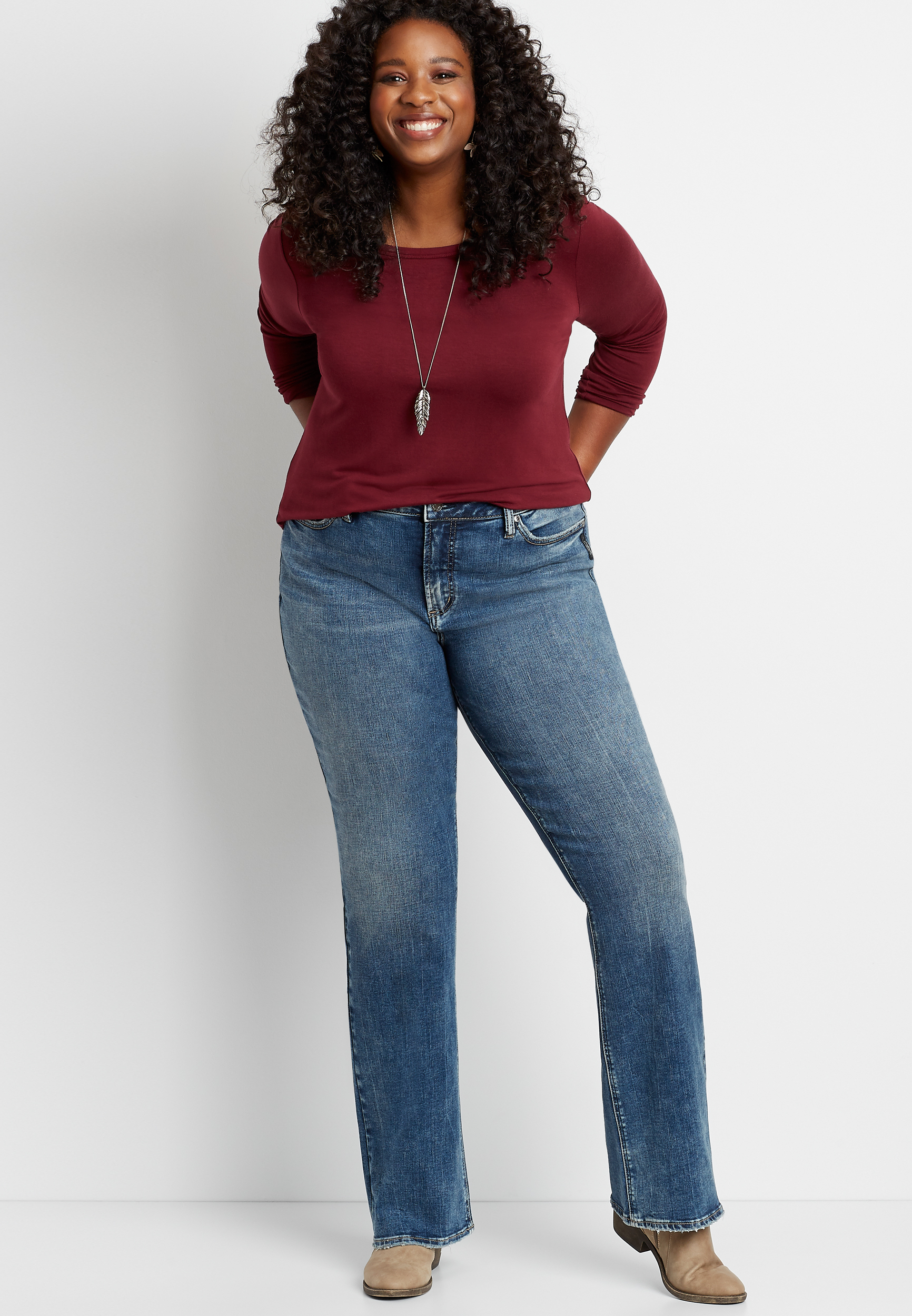 plus size silver jeans canada