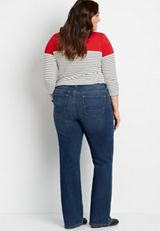 Plus Size m jeans by maurices&trade; Classic Slim Boot Curvy High Rise Jean, C258, small