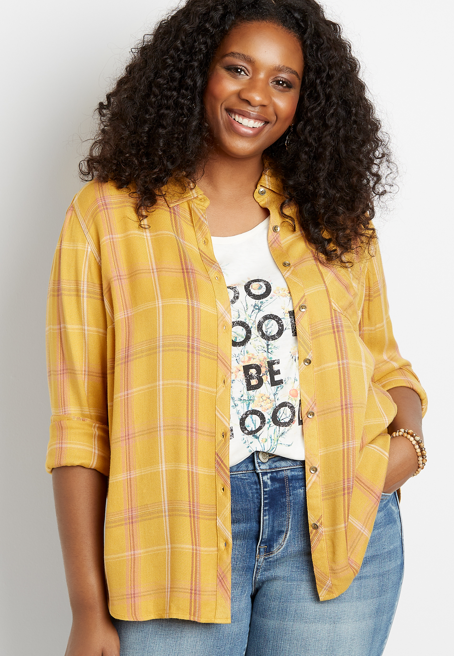 maurices plus size shirts