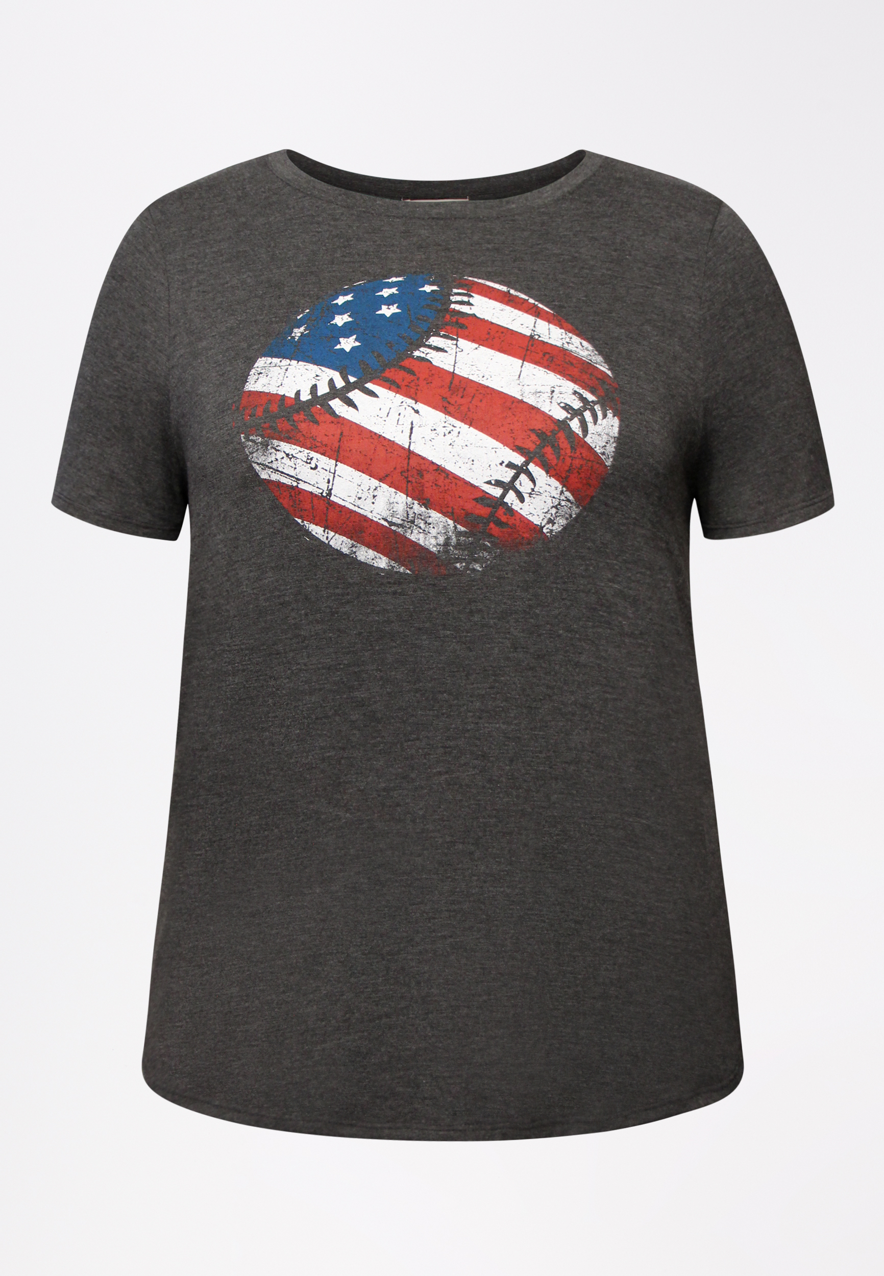 Plus Size American Flag Baseball Graphic Tee maurices