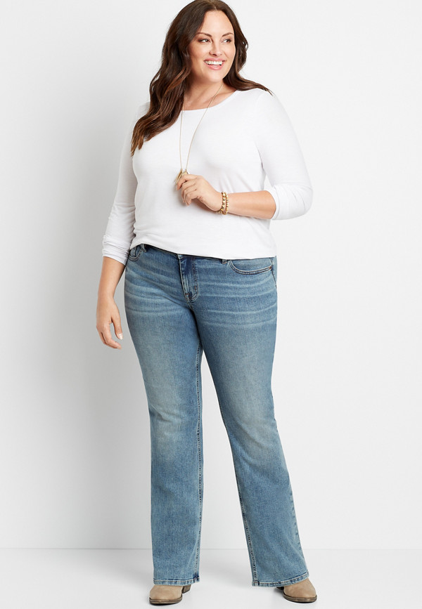 Plus Size m jeans by maurices™ Medium Wash Bootcut Jean | maurices
