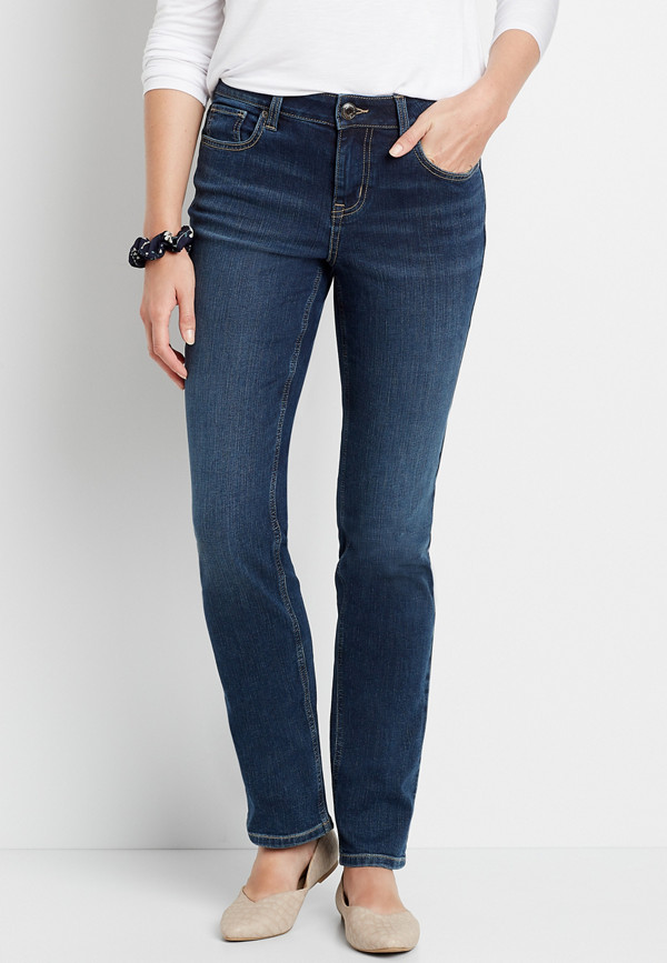 m jeans by maurices™ Dark Wash Straight Leg Jean | maurices
