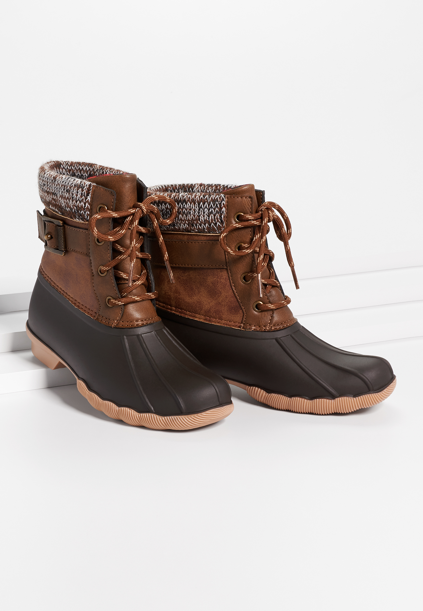 christa buckle duck boot