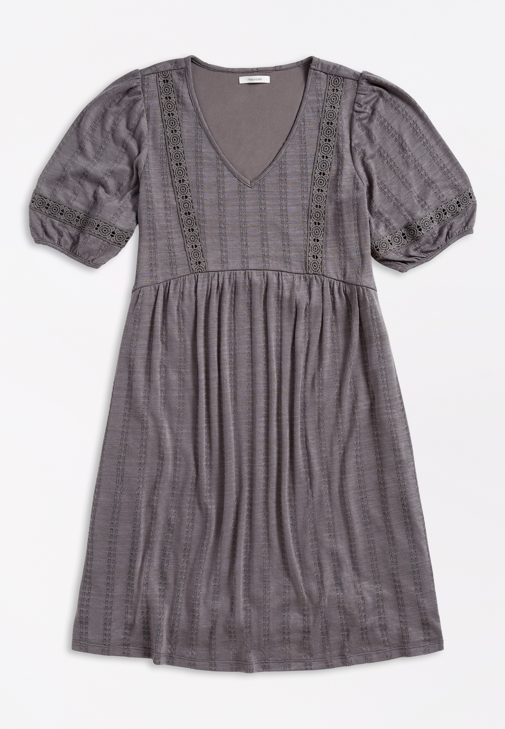 gray babydoll dress