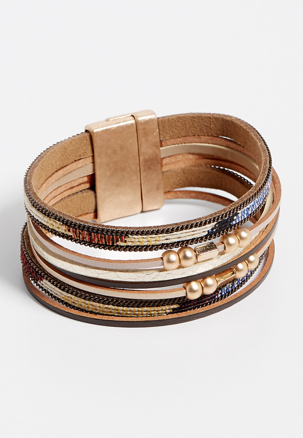 Multi Color Row Magnetic Bracelet | maurices