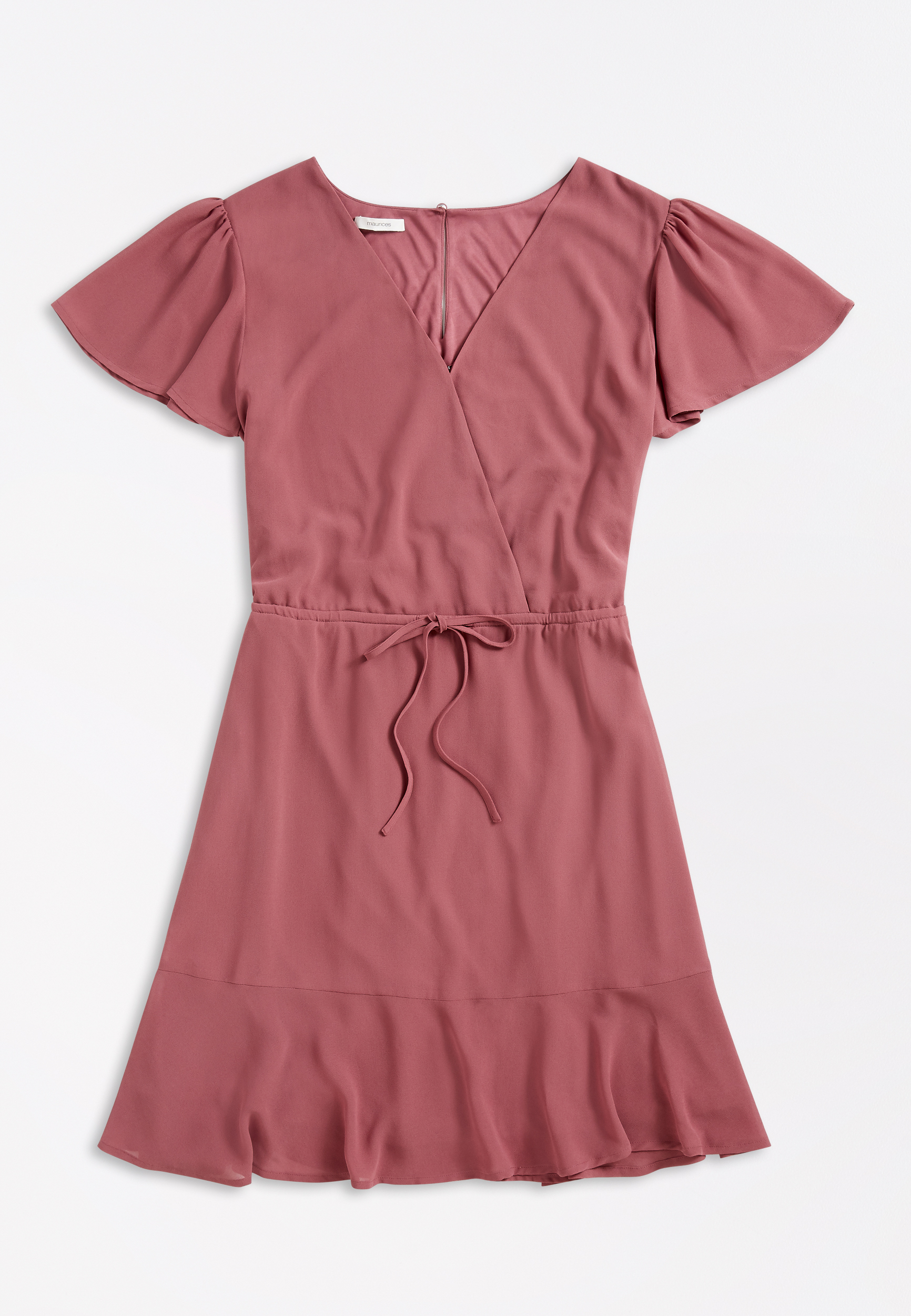 tie waist mini dress