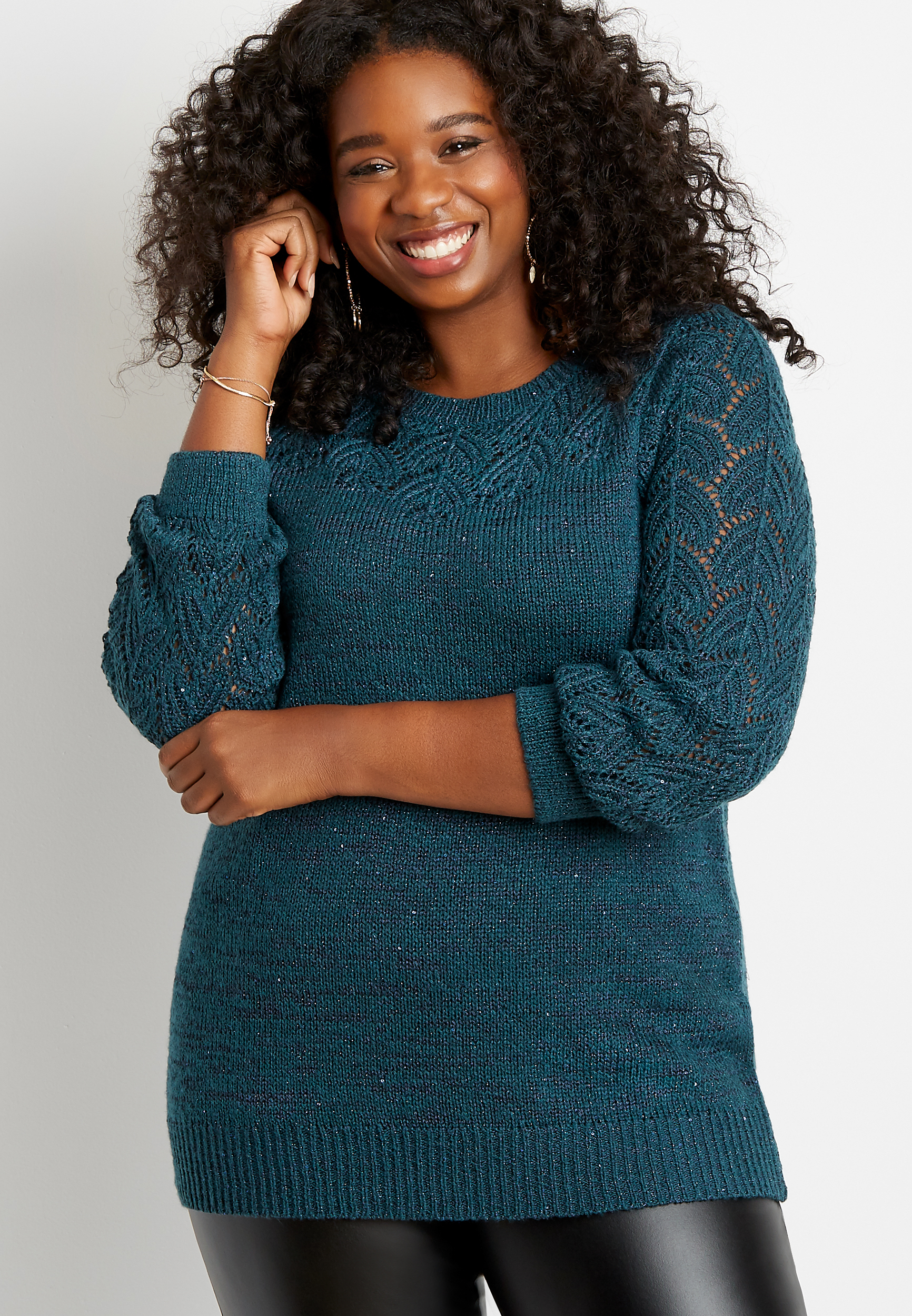 maurices plus size sweaters