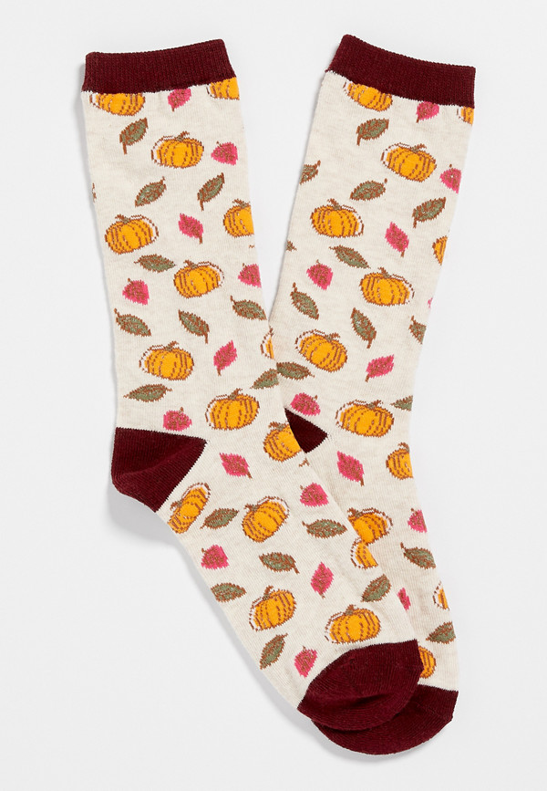 Pumpkin Crew Sock | maurices