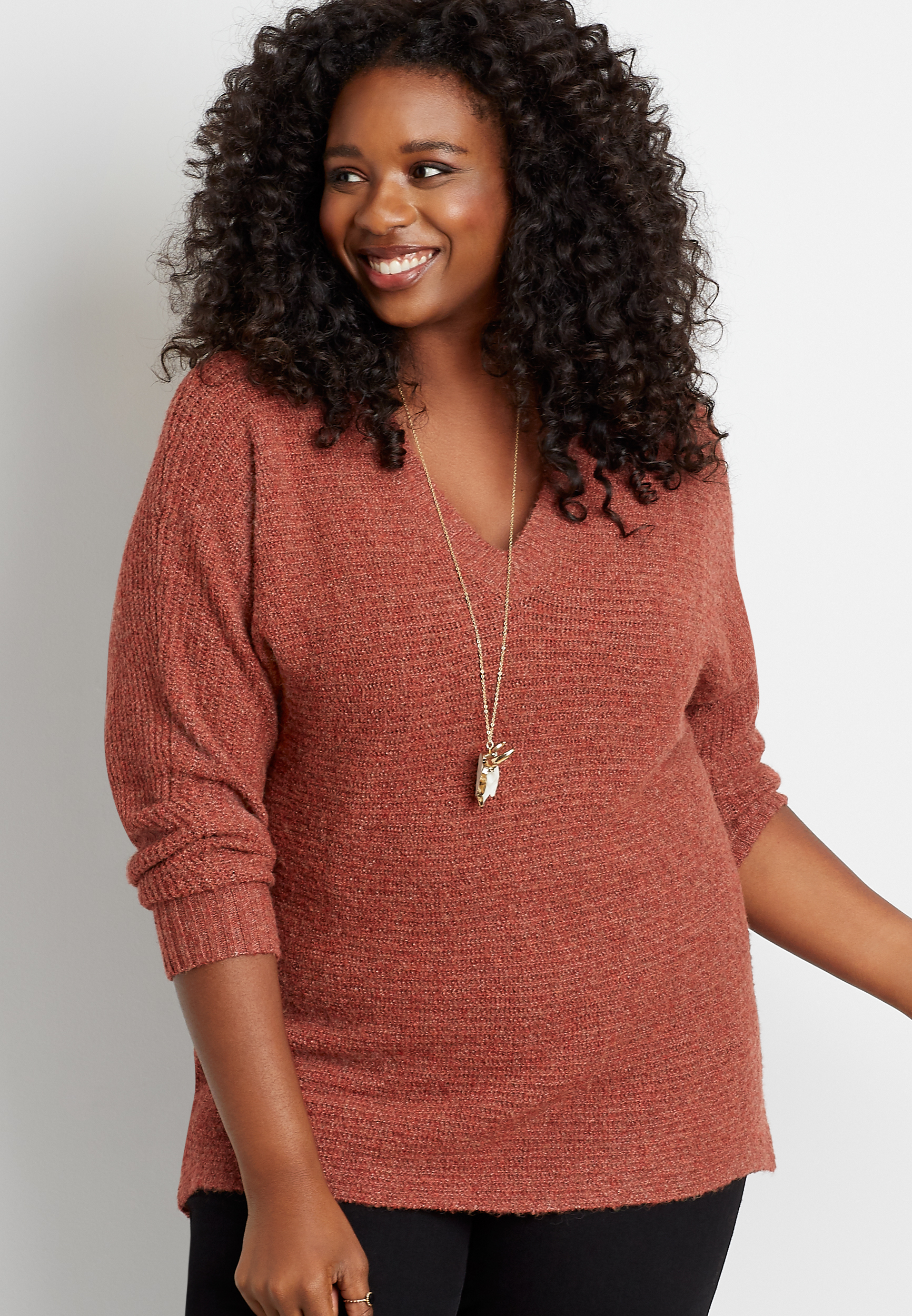 maurices plus size sweaters