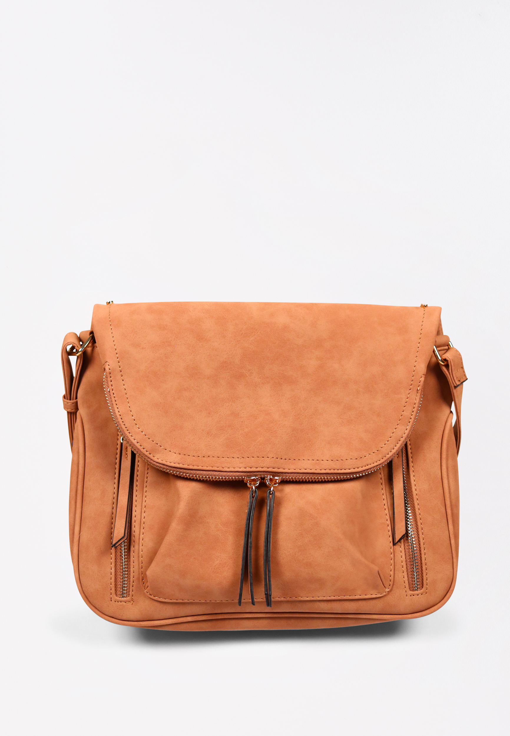 Cognac Crossbody Bag | maurices