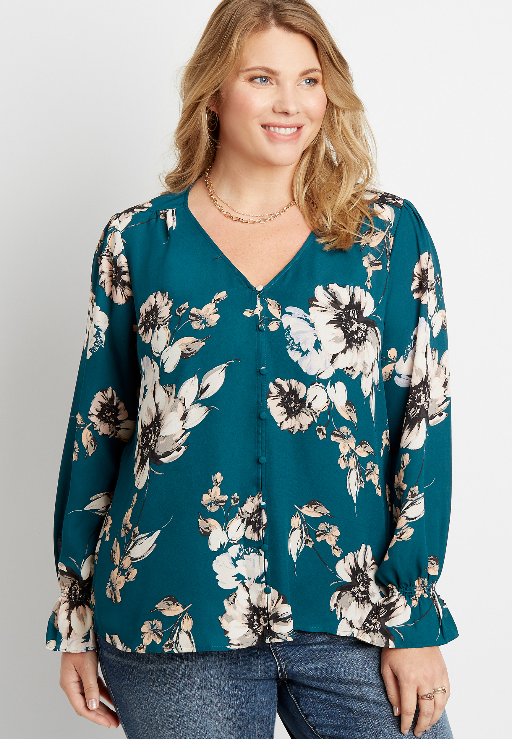 maurices plus size shirts