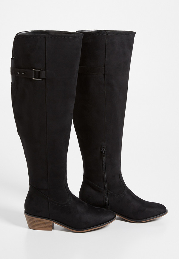 Emily Wide Calf Buckle Tall Riding Boot | maurices