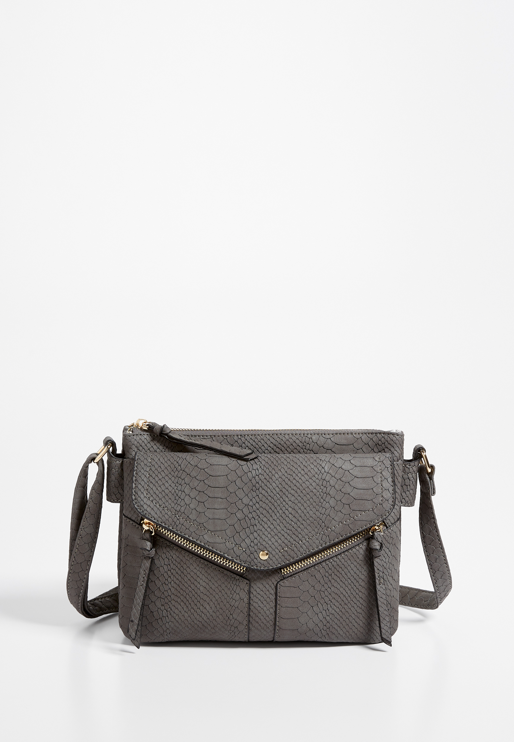 black snakeskin crossbody bag