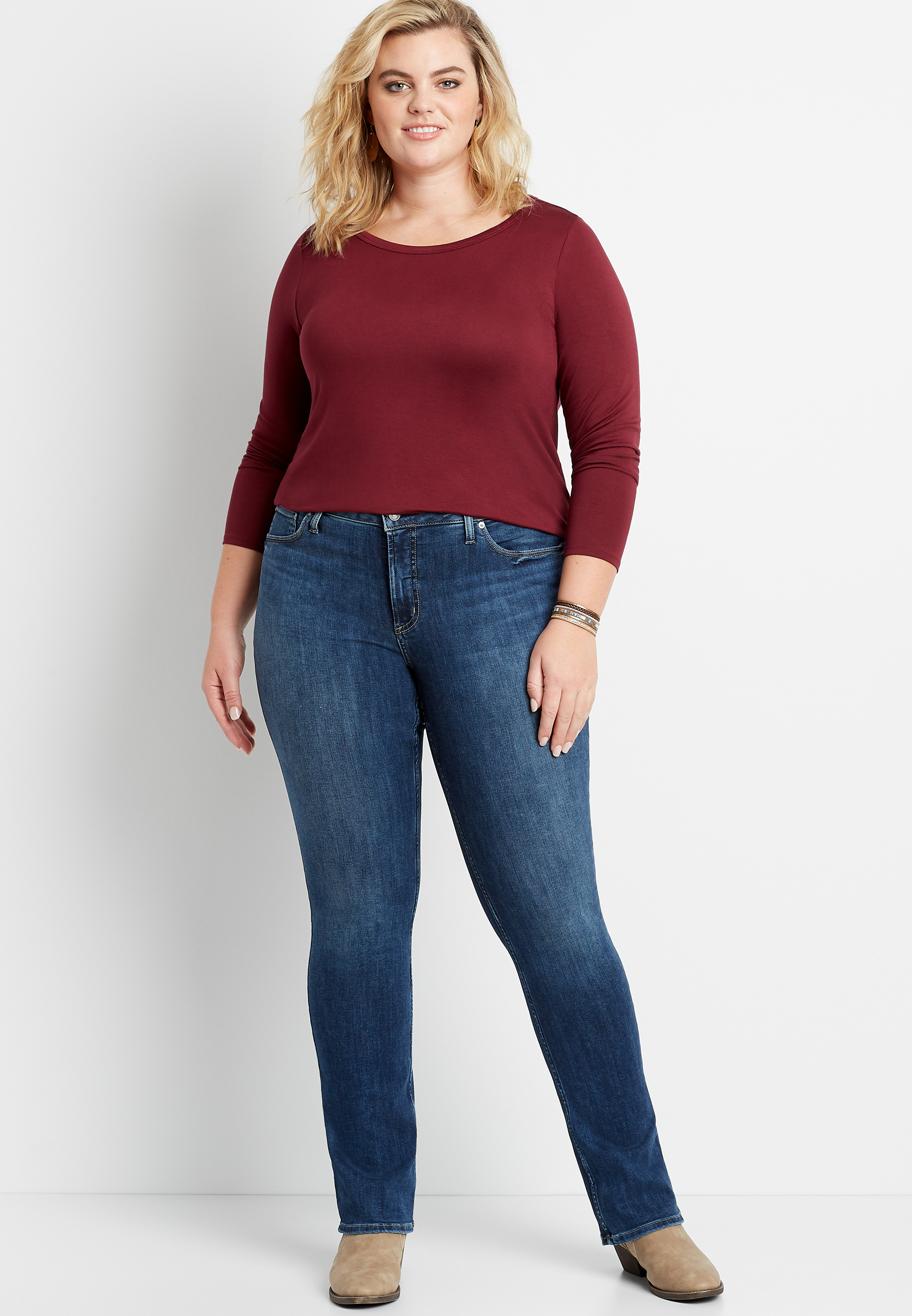 extra long plus size jeans
