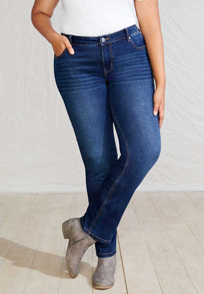 Plus Size m jeans by maurices™ Classic Slim Boot Mid Rise Jean