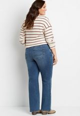 Plus Size m jeans by maurices&trade; Classic Slim Boot Curvy High Rise Jean, , small