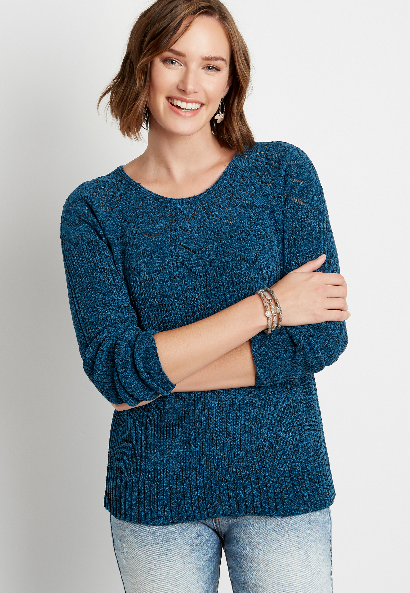 Chenile Pullover Sweater | maurices