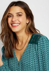 Gold Chunky Chain Necklace, , small