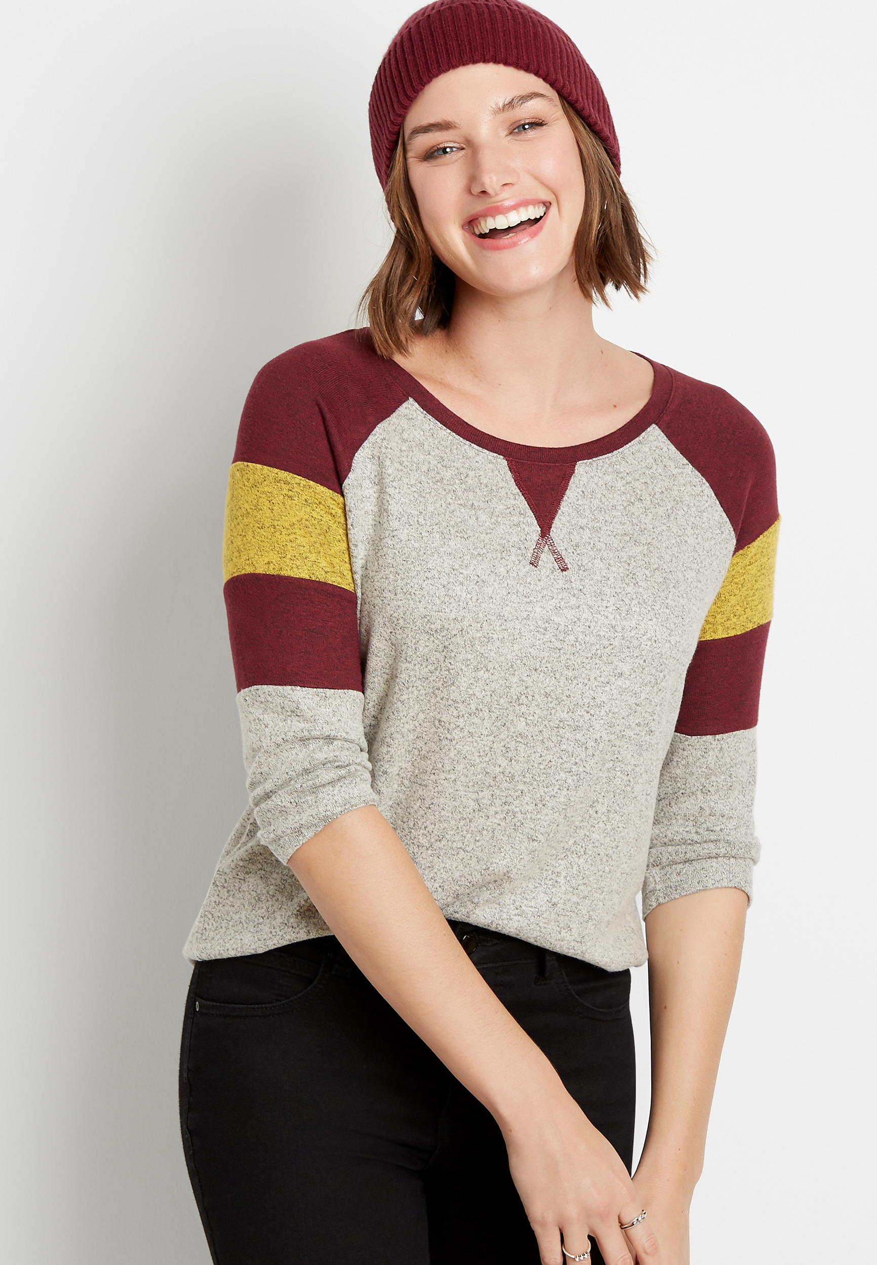 maurices baseball tee