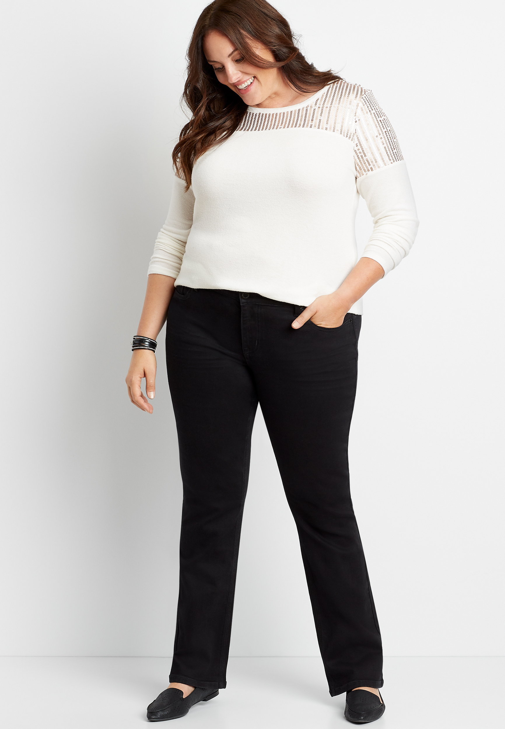 extra short plus size jeans