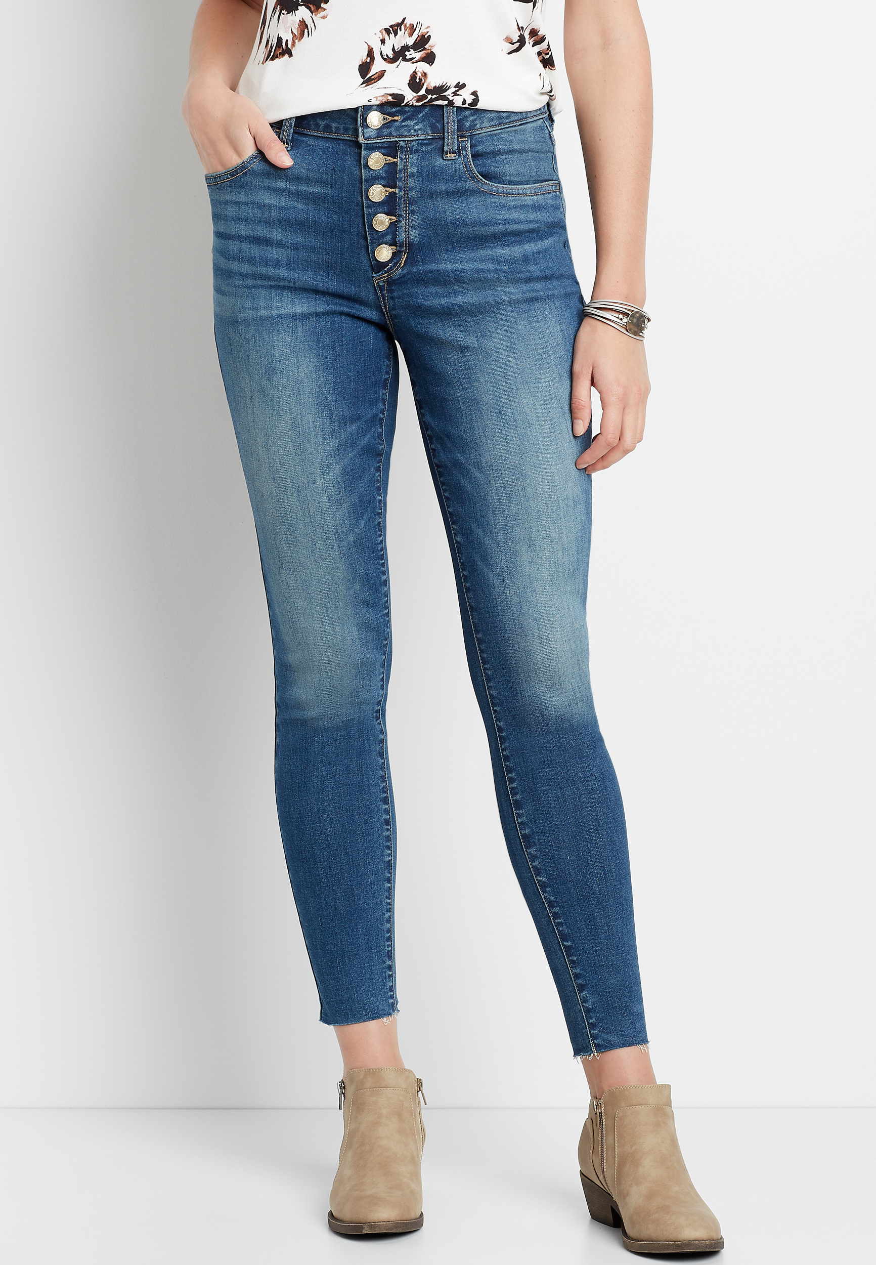 maurices denim flex jeggings