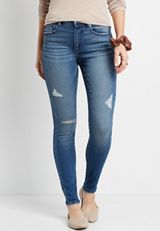 KanCan&trade; High Rise Medium Destructed Skinny Jean, C3337, small
