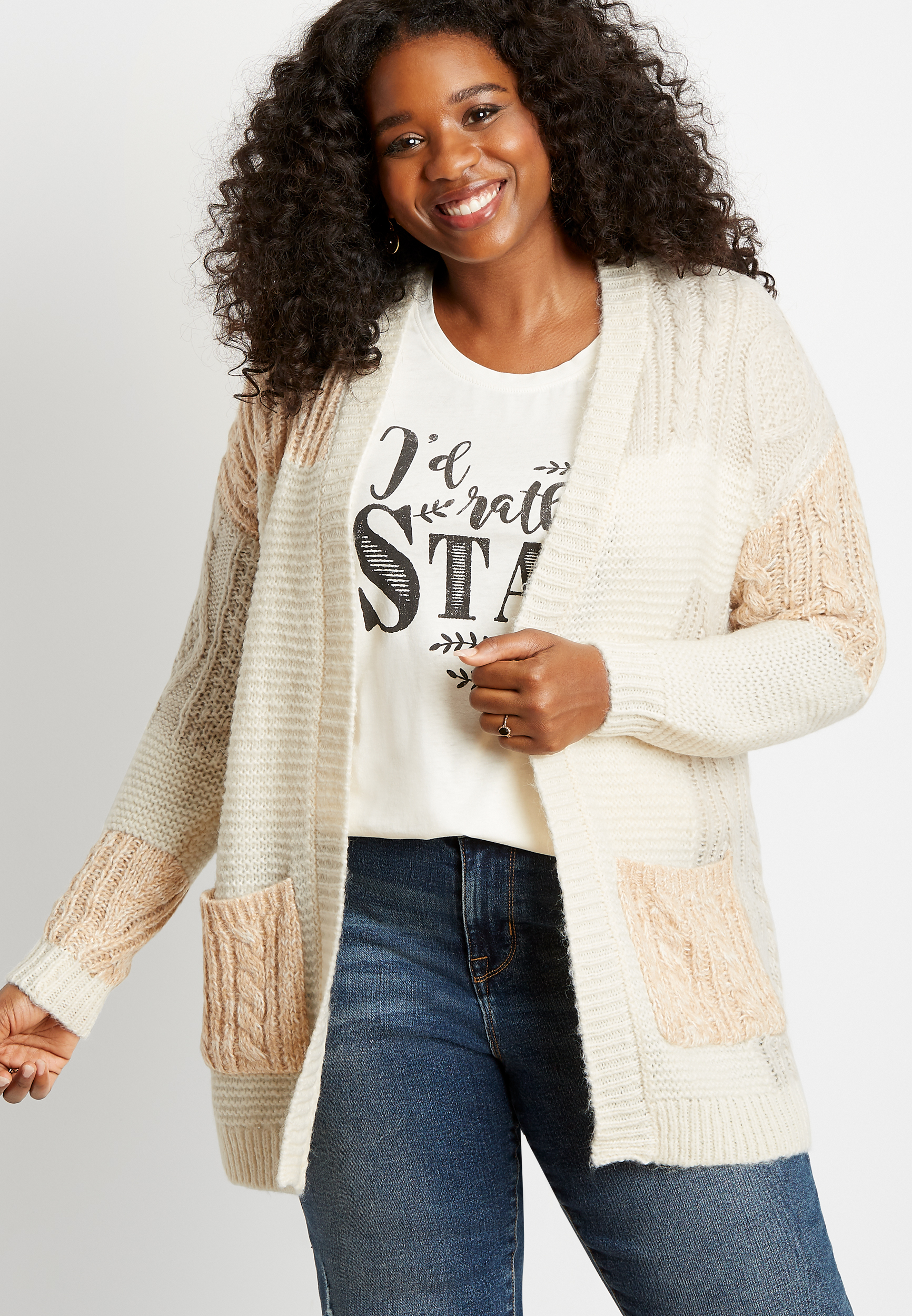 maurices plus size sweaters