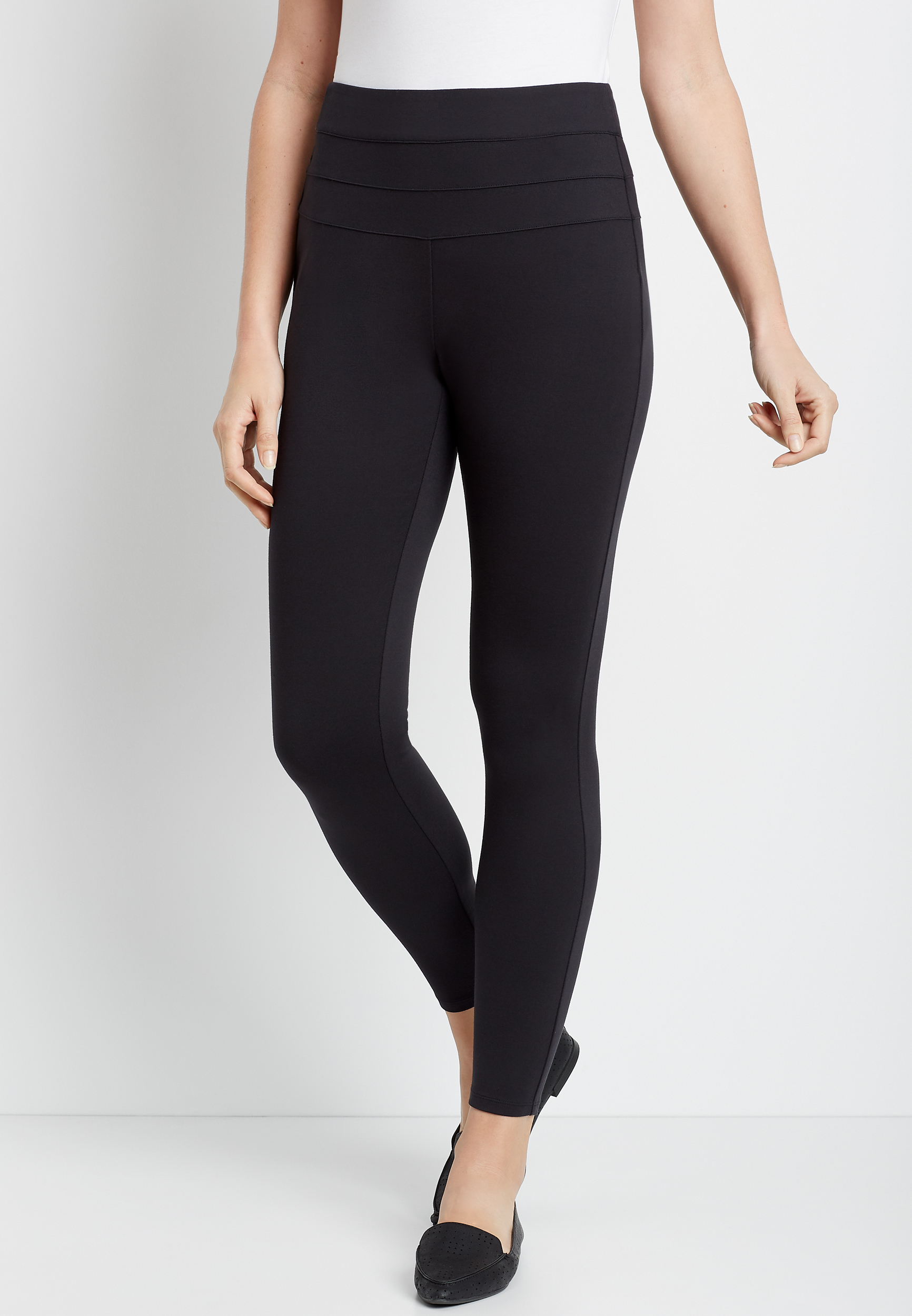 ankle jeggings black