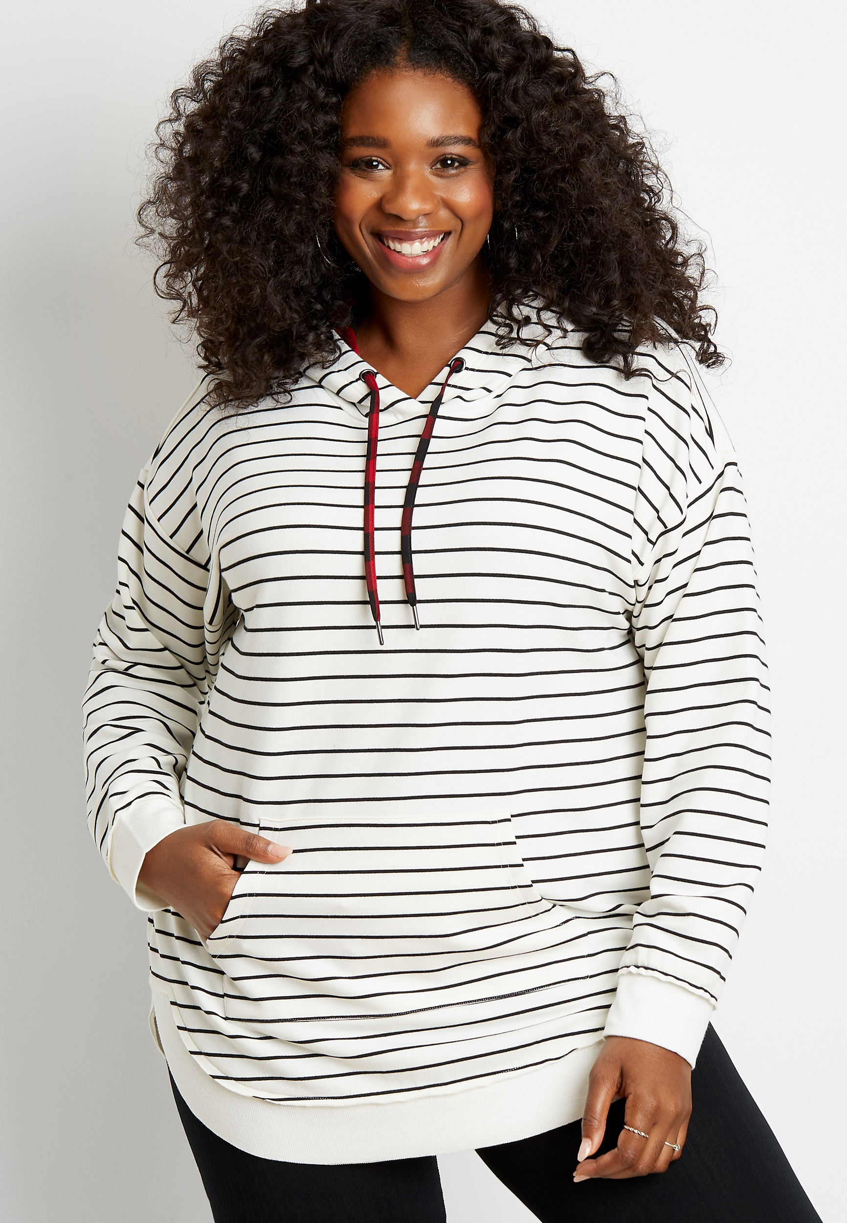 plus size white sweatshirt