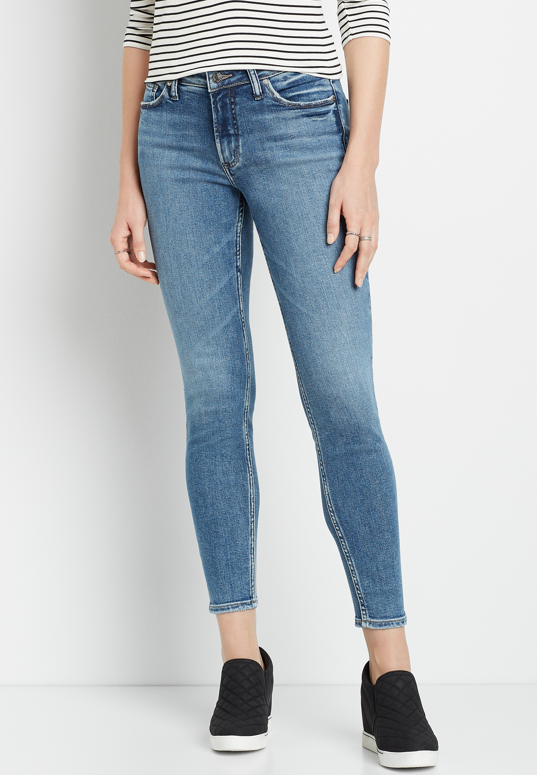 Silver Jeans Co.® Most Wanted Skinny Mid Rise Jean | maurices