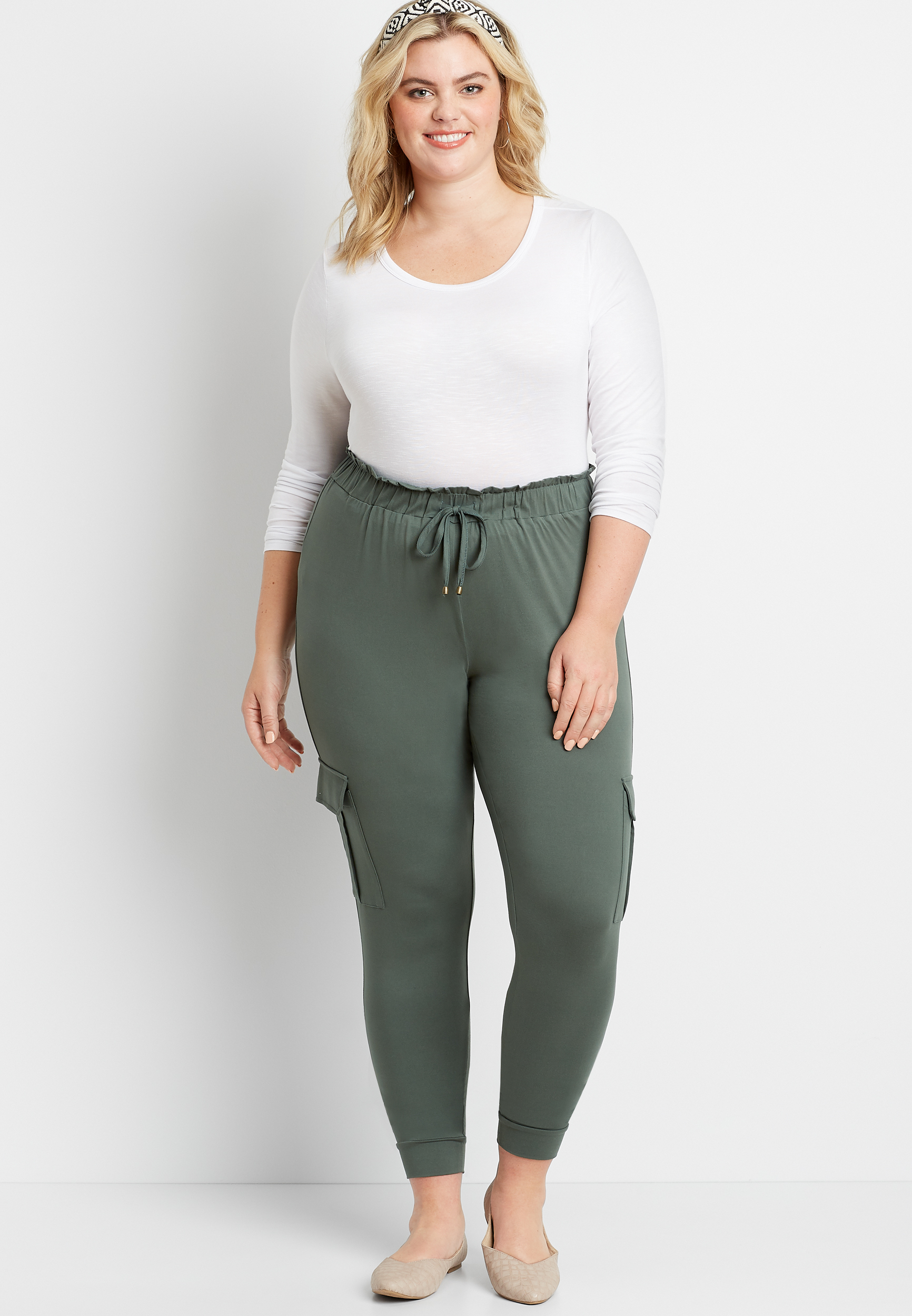 tie waist jogger pants