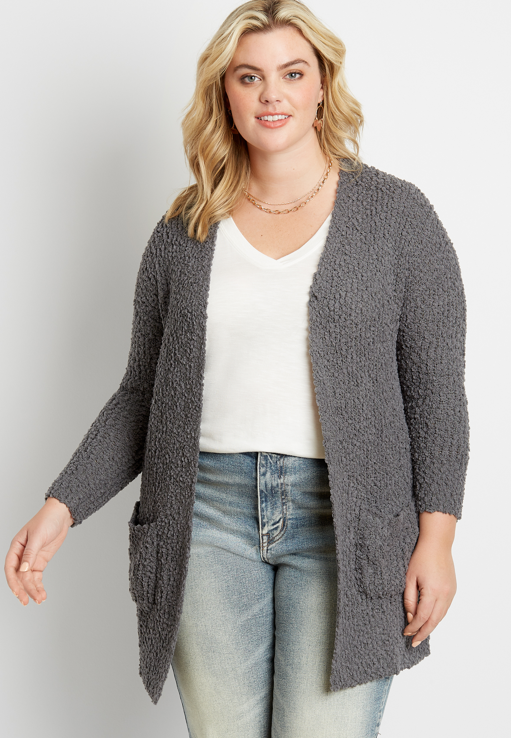 maurices plus size sweaters