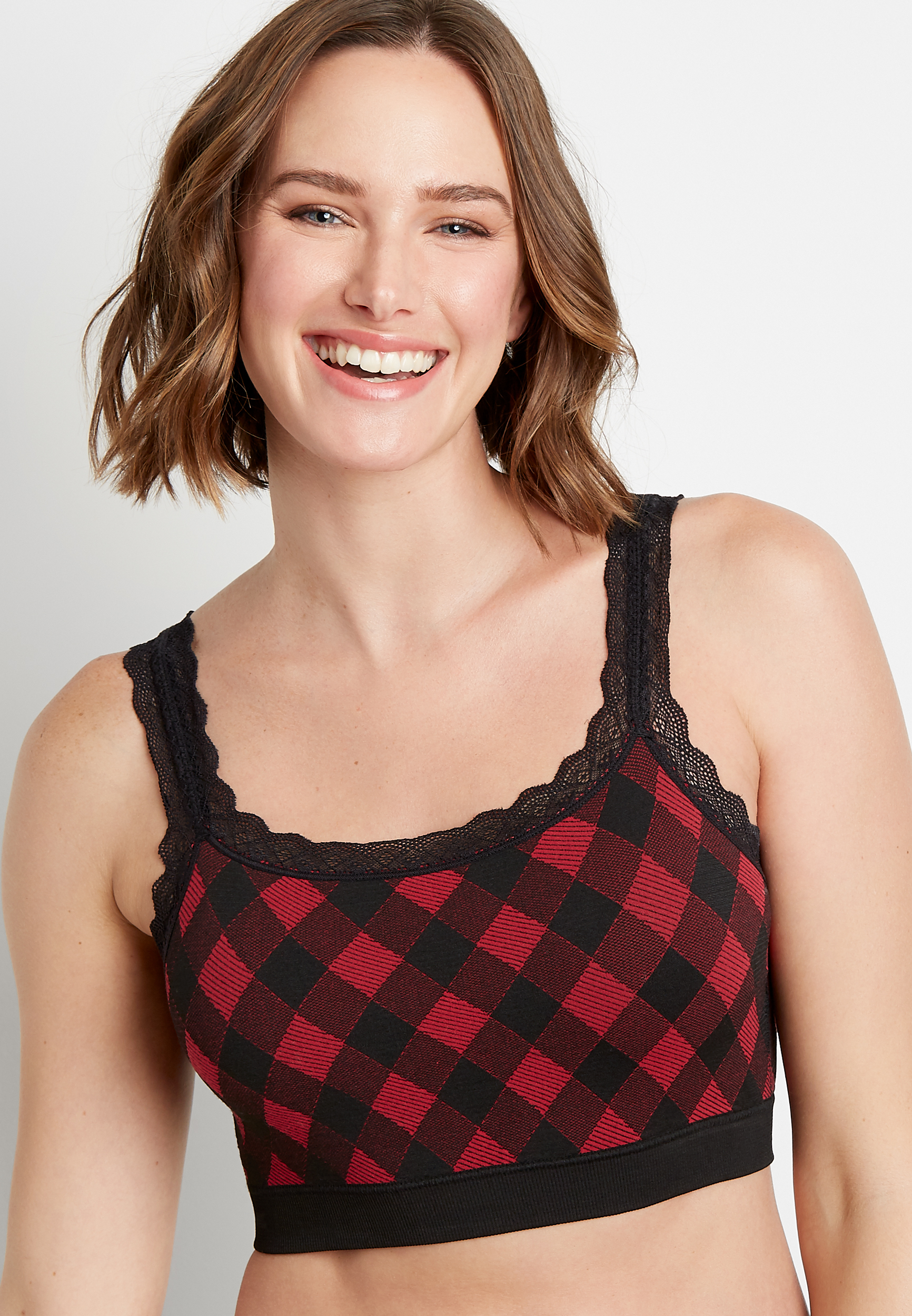 red-buffalo-plaid-seamless-bralette-maurices