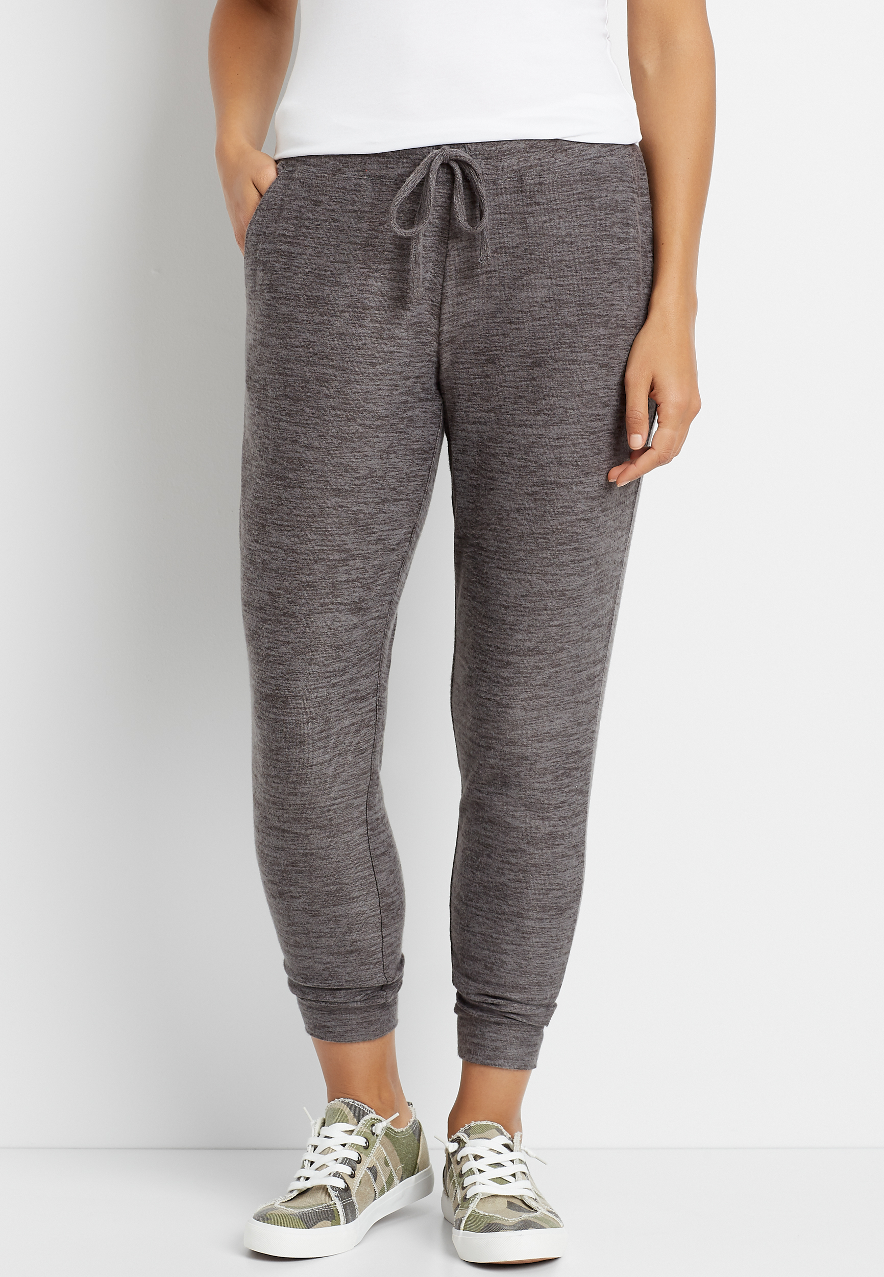 Gray Super Soft Cozy Jogger Pant | maurices