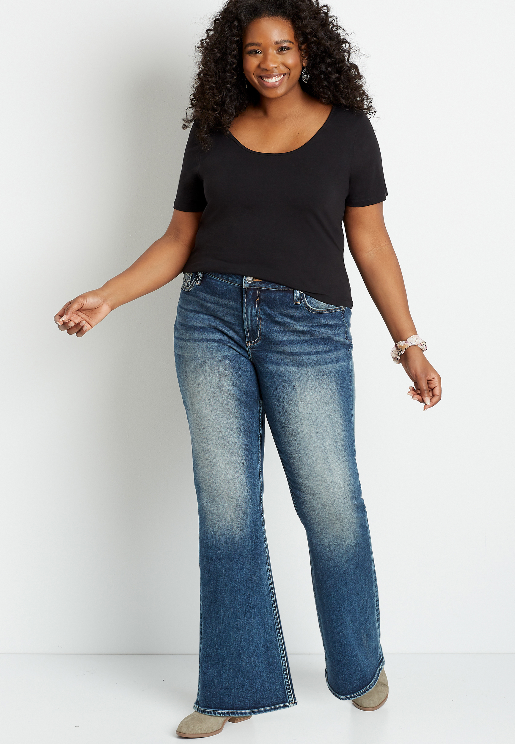 Women's Plus Size Bootcut Jeans | maurices