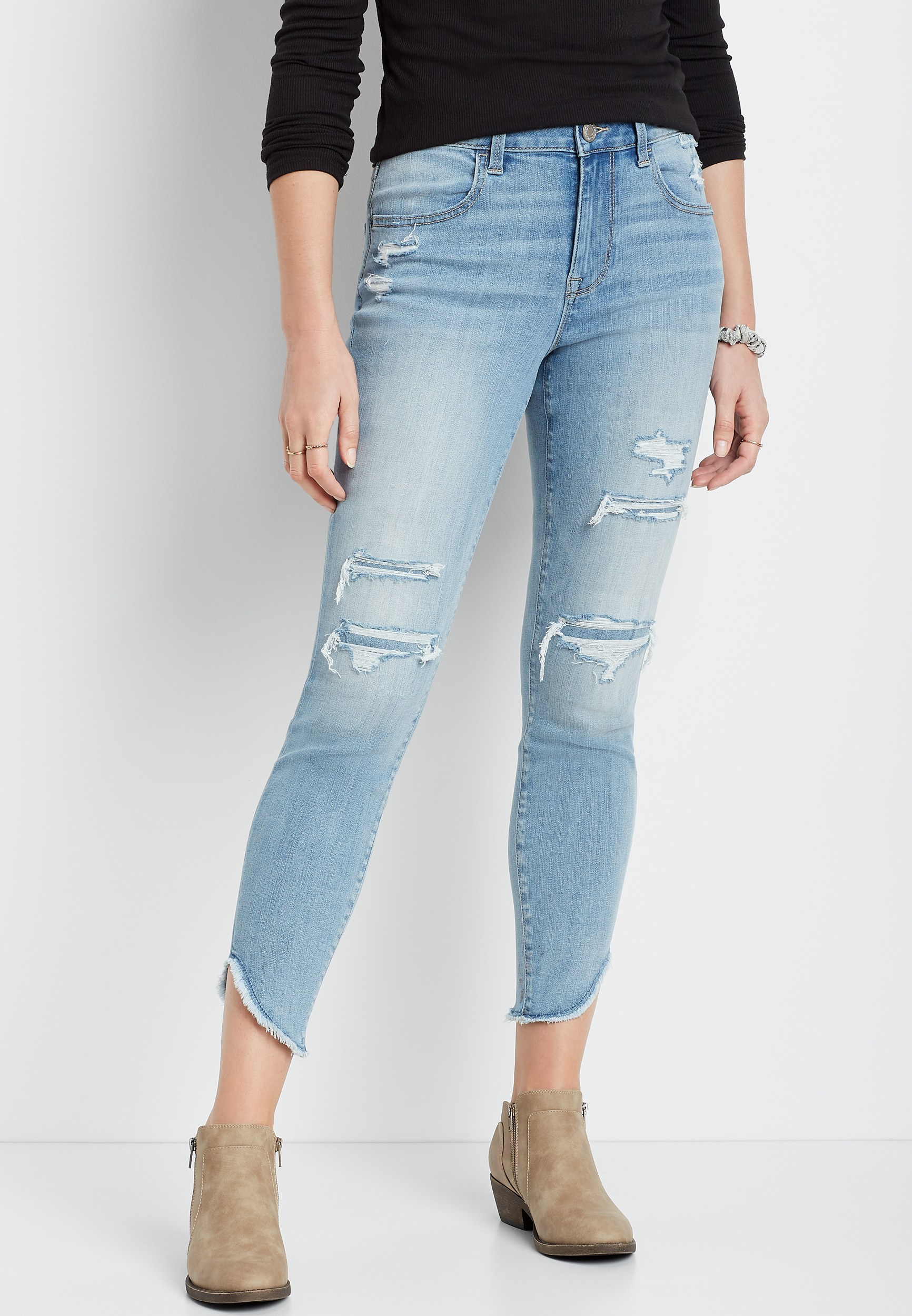 maurices ripped jeans