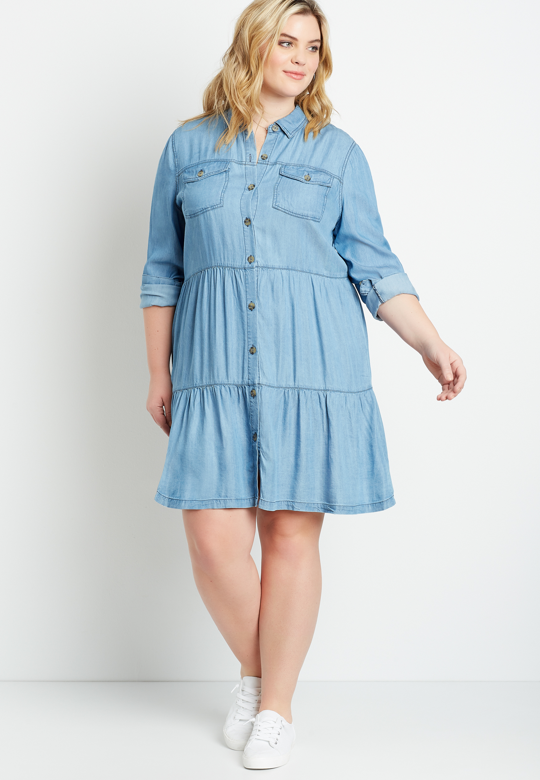 maurices denim dress