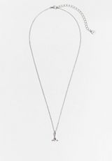 Dainty Silver Hockey Mom Necklace, , small