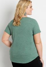 Plus Size Holiday Greens Graphic Tee, , small