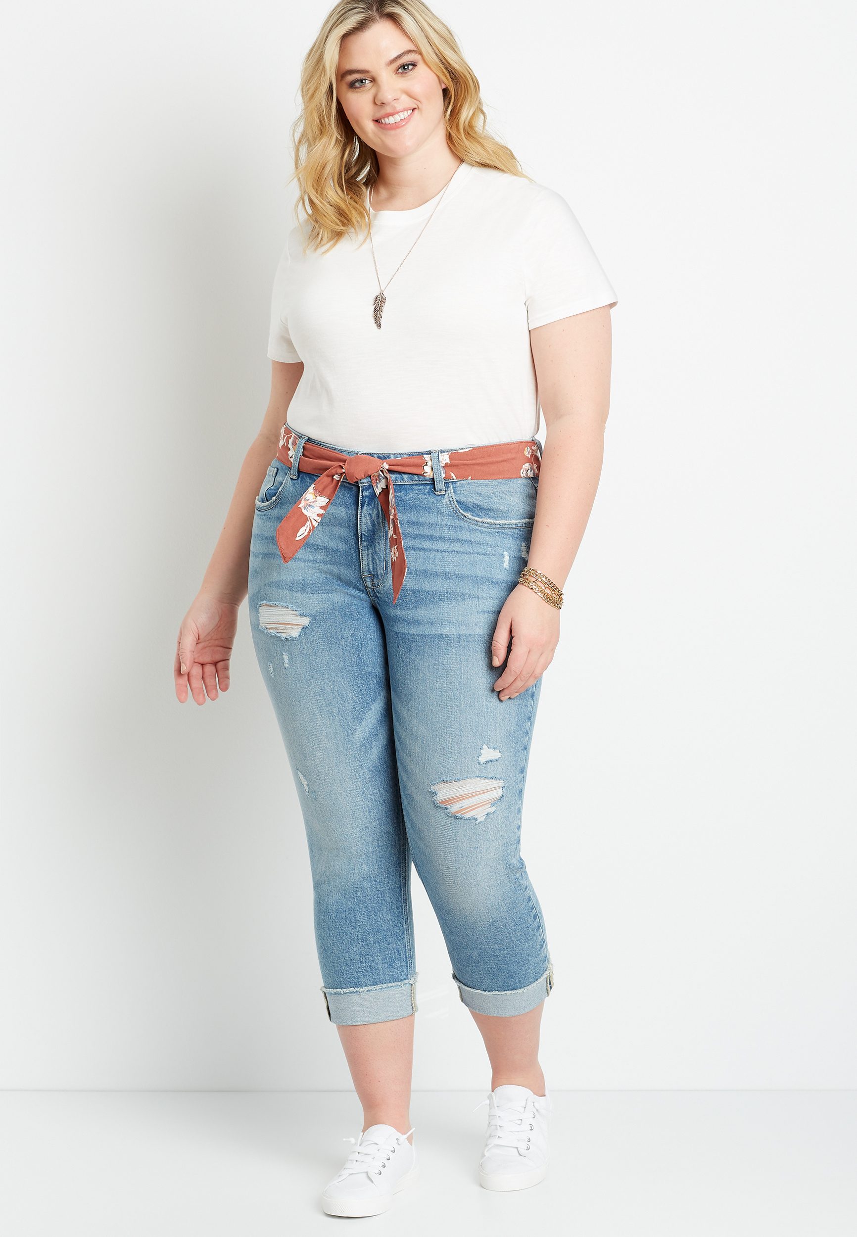 macys plus size capris