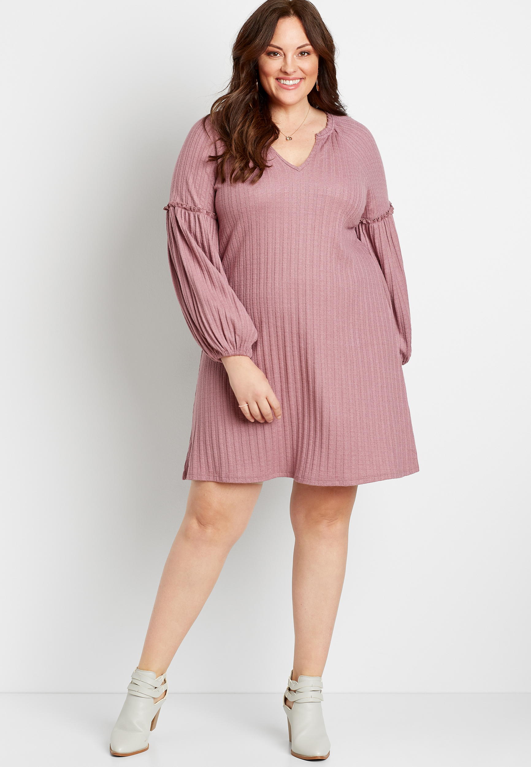 plus size maxi shift dress