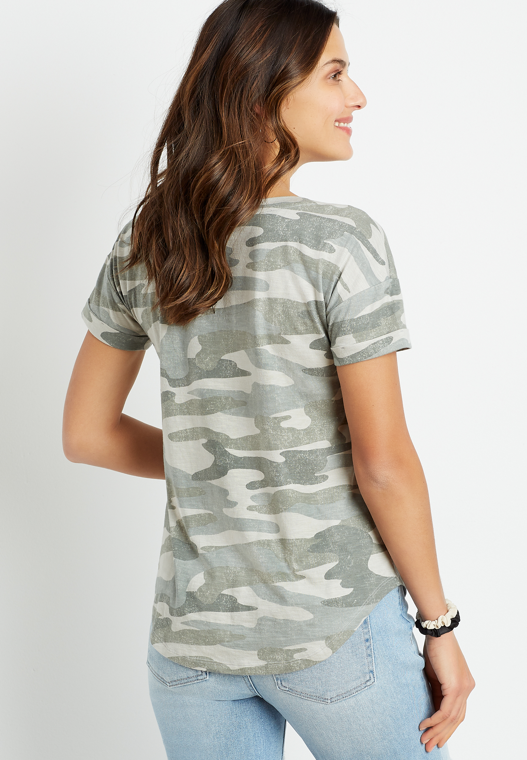 24/7 Camo Drop Shoulder Classic Tee - alternate image