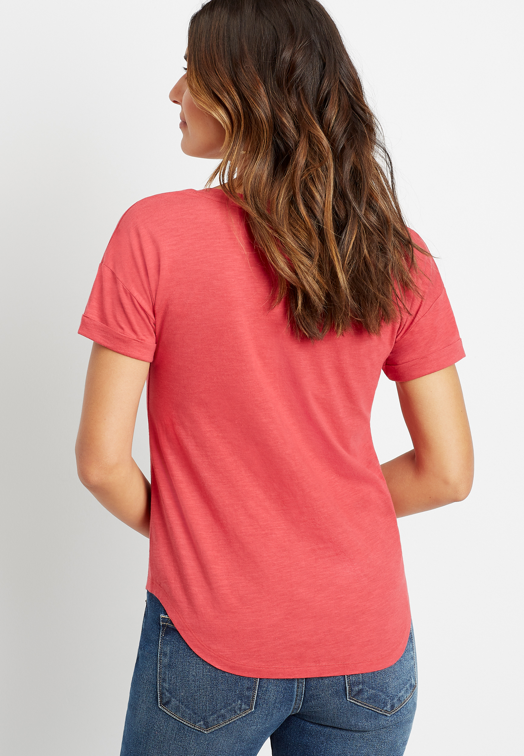 24/7 Solid Drop Shoulder Classic Tee - alternate image